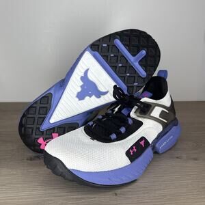 New Under Armour Project Rock 5 Trainers Unisex Men’s 11 White 3026210-100